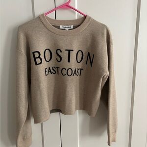 Vigoss Tan Boston East Coast Women's Sweater